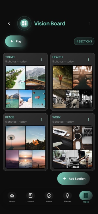 Lumivo vision board